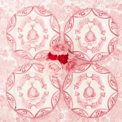 Pink Melograno Starter Plates (Set of 4)