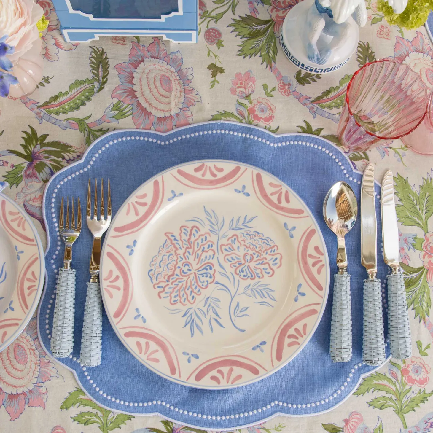 Pink Peony Tablecloth