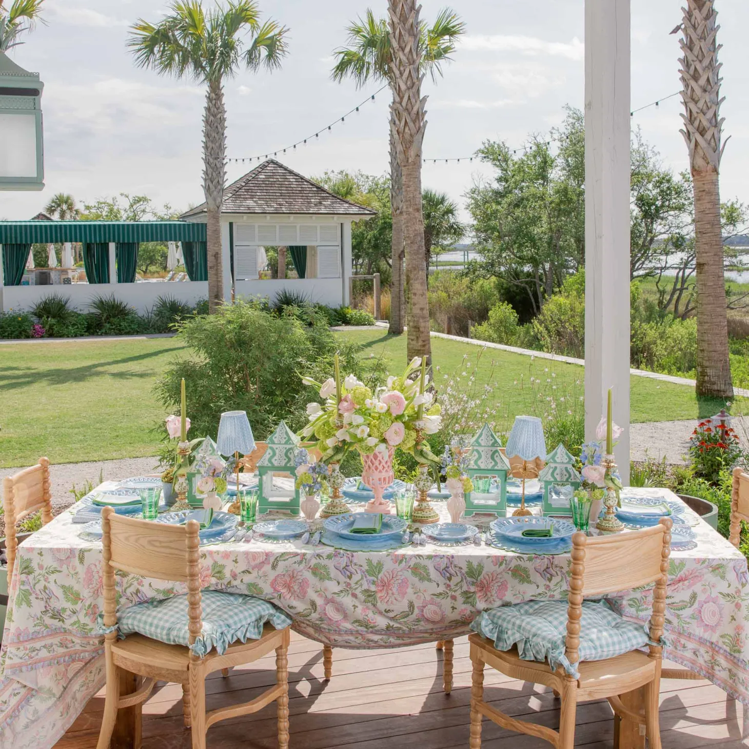 Pink Peony Tablecloth