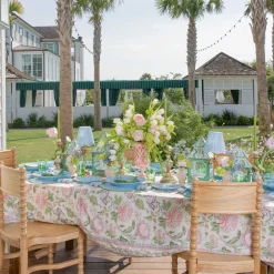 Pink Peony Tablecloth