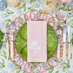 Pink Pia Woven Placemats (Set of 4)