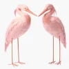 Pink Saskia Stork (Pair) - 60cm