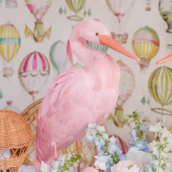 Pink Saskia Stork (Pair) - 60cm