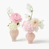 Pink Swirl Bud Vases (Set of 2)
