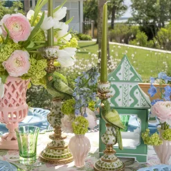 Pink Swirl Bud Vases (Set of 2)