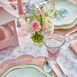 Pink Tulip Water Glasses (Set of 4)