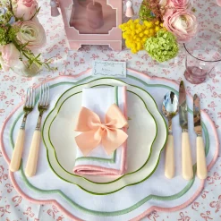 Pink Tulip Water Glasses (Set of 4)