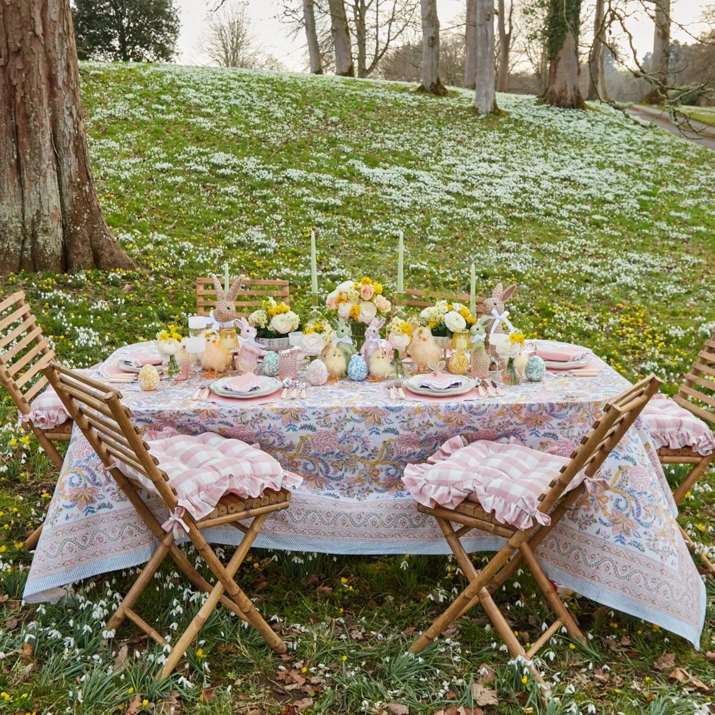 Pink Wicker Napkin Bow (Set of 4)