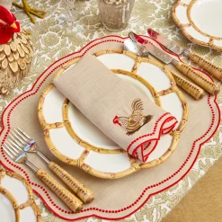 Plaited Rattan Cutlery (5 Piece)