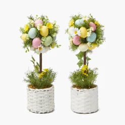 Potted Easter Egg Tree (Pair)