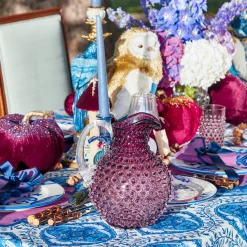 Purple Hobnail Glasses (Set of 6)
