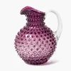 Purple Hobnail Jug