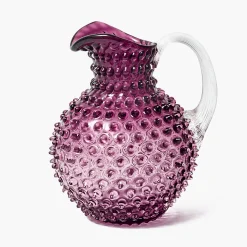 Purple Hobnail Jug