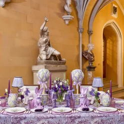 Purple Tulip Dinner Plates (Set of 4)