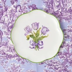 Purple Tulip Dinner Plate