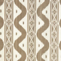Putty Ikat Stripe Fabric