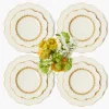 Putty Laurel Dinner & Starter Plates (Set of 8)