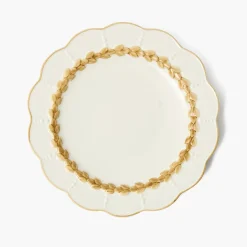 Putty Laurel Dinner Plate