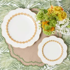 Putty Laurel Starter Plates (Set of 4)