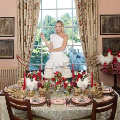 Putty Pheasant Tablecloth
