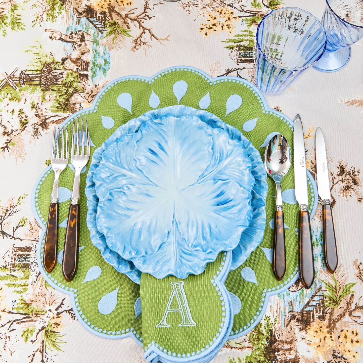 Putty Windsong Tablecloth
