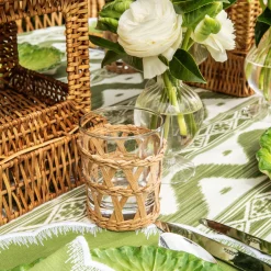 Raffia Water Glasses (Set of 4)