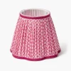 Raspberry Lotus Lampshade (18cm)
