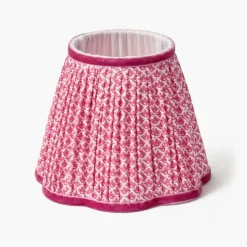 Raspberry Lotus Lampshade (18cm)