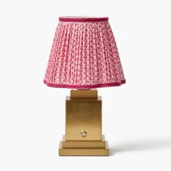 Raspberry Lotus Lampshade (18cm)