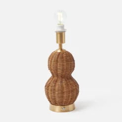 Rattan Bardot Rechargeable Lamp
