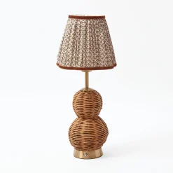 Rattan Bardot Rechargeable Lamp