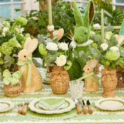 Rattan Bow Vases (Set of 3)