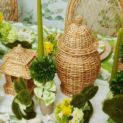 Rattan Ginger Jar