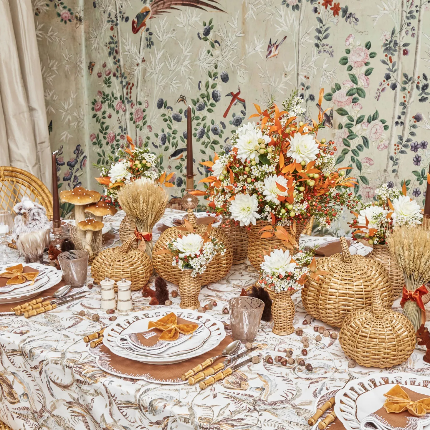 Rattan Pumpkin Family