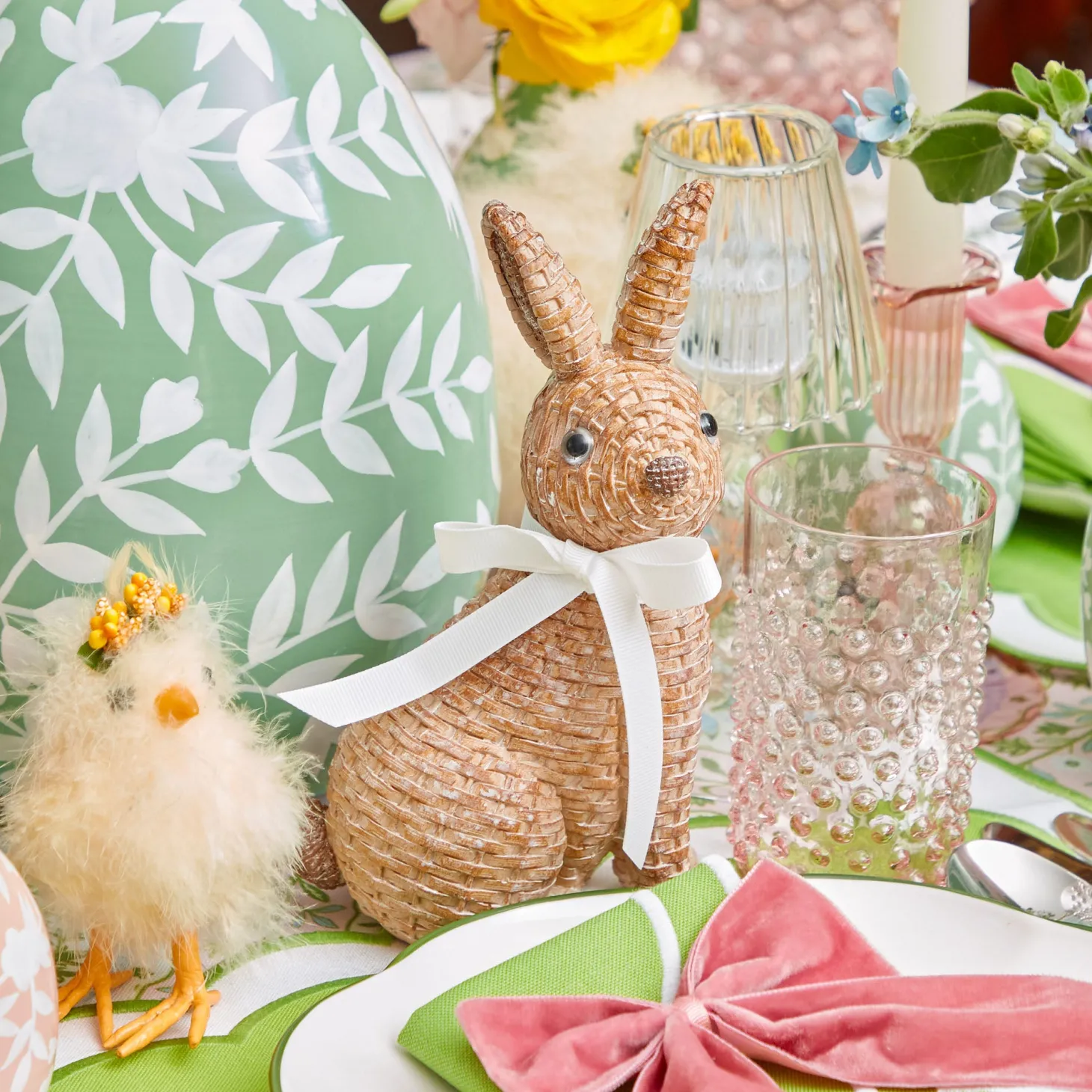 Rattan Rabbit Family