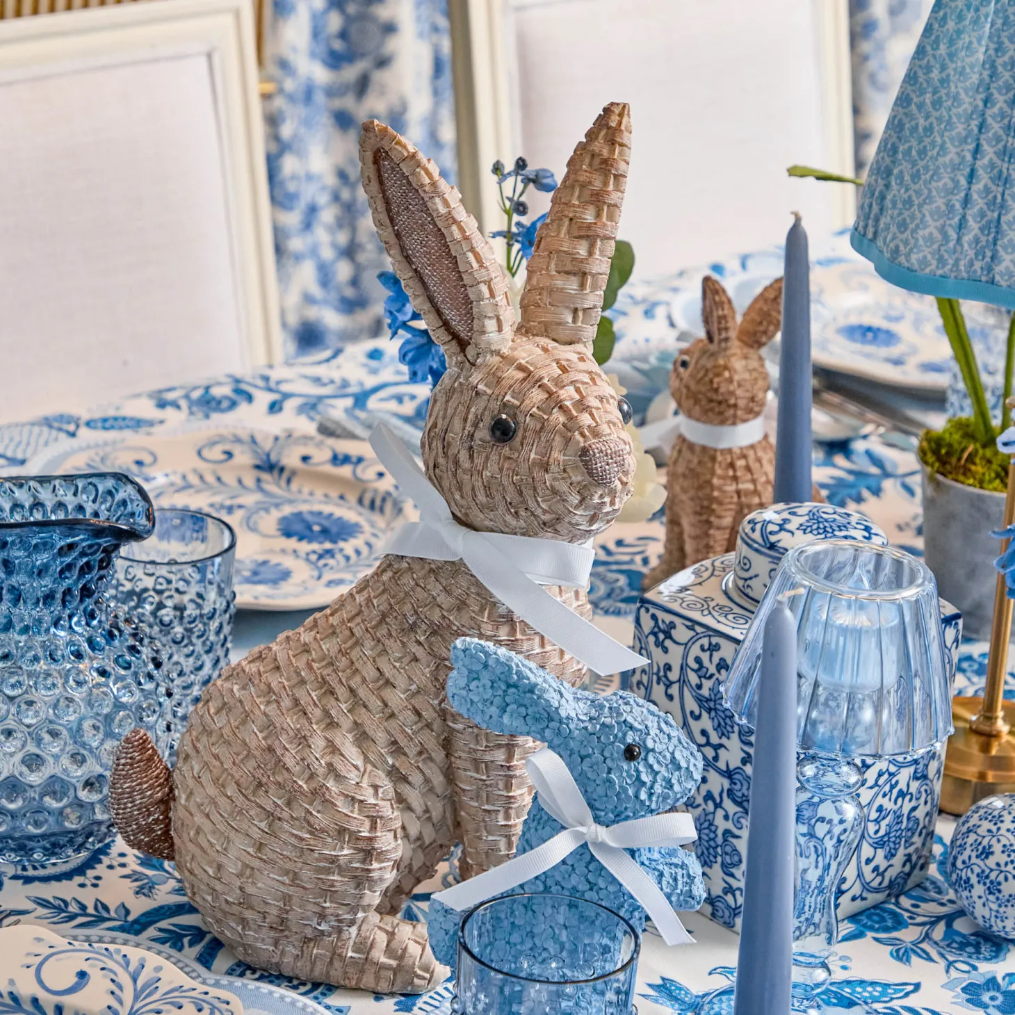 Rattan Rabbit Family