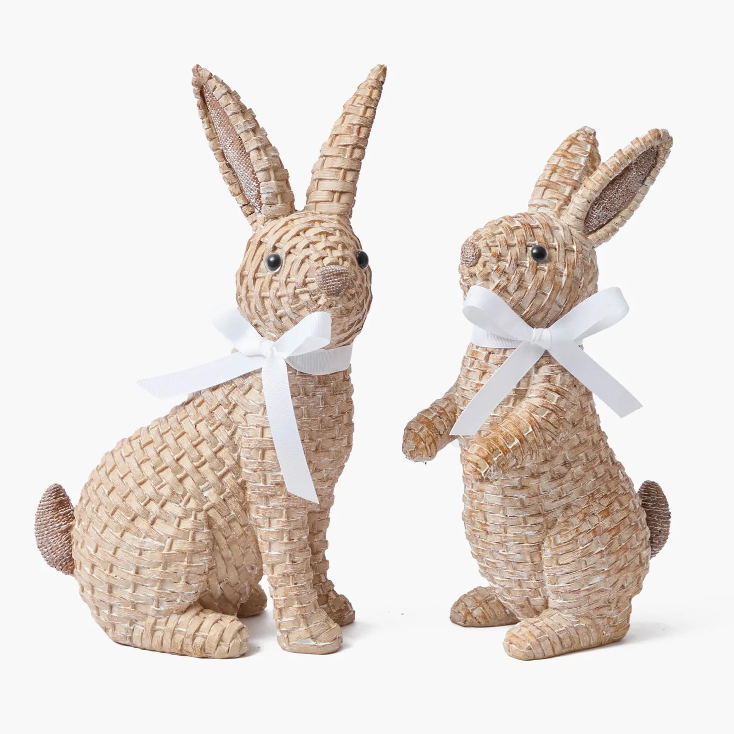 Rattan Rabbit (Pair)