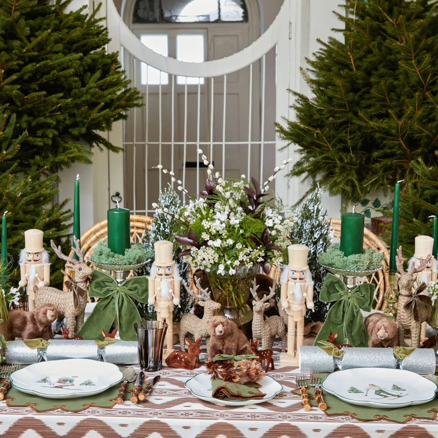 Rattan Reindeer (Pair) - 30cm