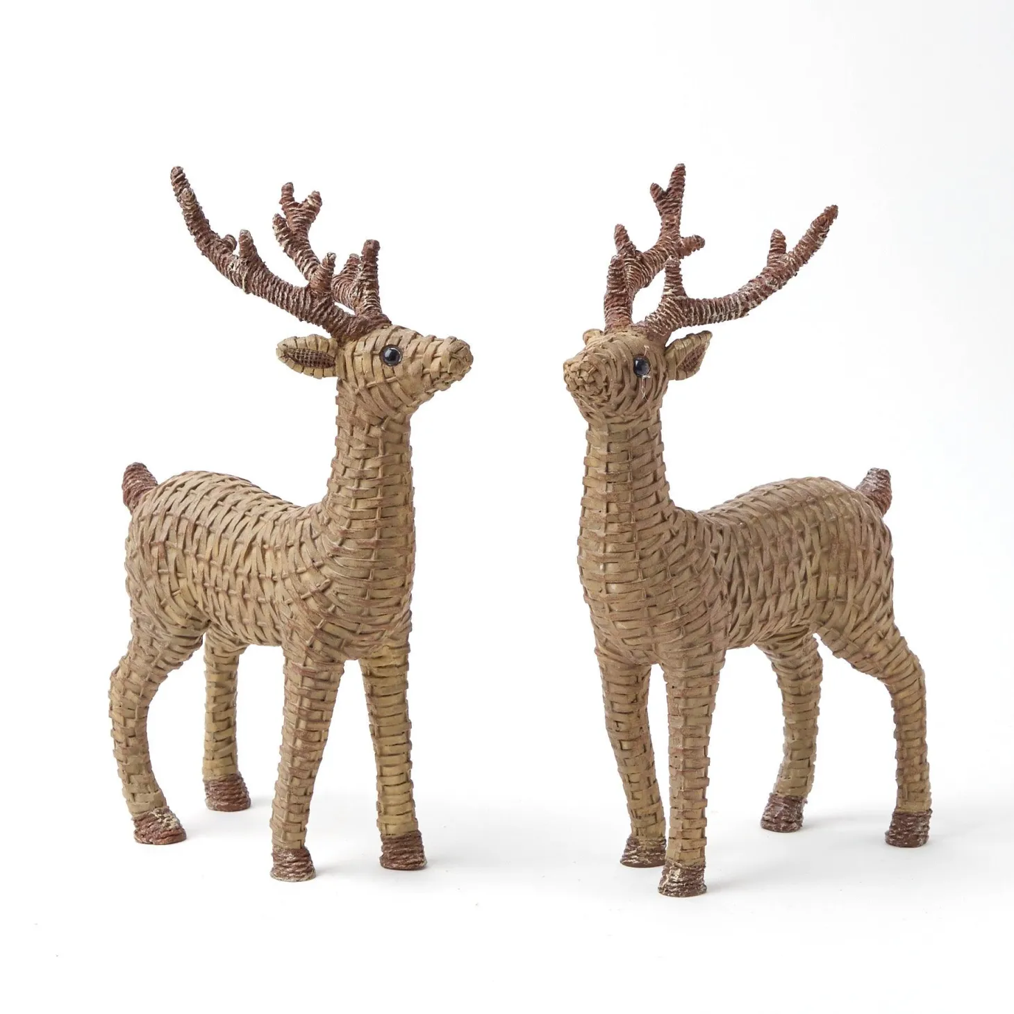 Rattan Reindeer (Pair) - 30cm