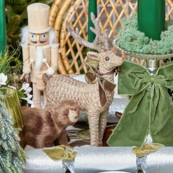 Rattan Reindeer (Pair) - 30cm