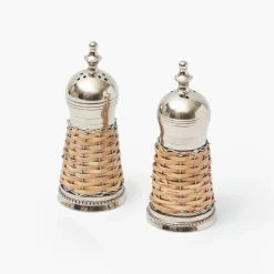 Rattan Salt & Pepper Set