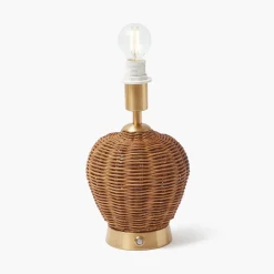 Rattan Ursula Rechargeable Lamp