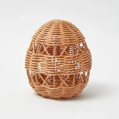 Rattan Woven Egg Family