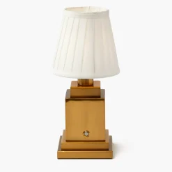 Rechargeable Lamp with Cream Shade (15cm)