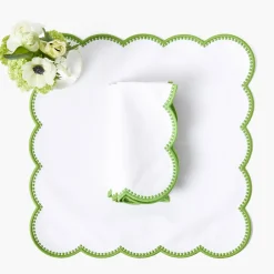 Rectangular Bettina White Napkins (Set of 4)