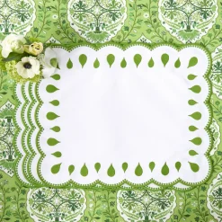 Rectangular Bettina White Placemats (Set of 4)