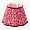 Red Lotus Lampshade (22cm)