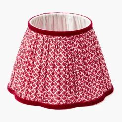 Red Lotus Lampshade (22cm)
