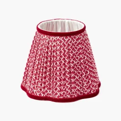 Red Lotus Lampshade (18cm)