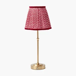 Red Lotus Lampshade (18cm)